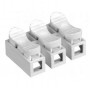 Роз’єм 3-х полюсний Horoz Electric 6 мм WIRE SPRING-3/6