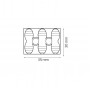Роз’єм 3-х полюсний Horoz Electric 6 мм WIRE SPRING-3/6