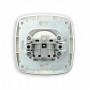 Розетка Horoz Electric одинарная без заземления серебро ELA
