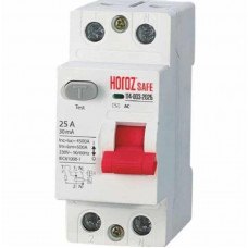 Диференціальний вимикач (ПЗВ) Horoz Electric SAFE 25А 2P