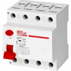 Диференціальний вимикач (ПЗВ) Horoz Electric SAFE 100А 4P