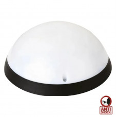Світильник пластиковий Horoz Electric Акуа Опал Повний Місяць LED 20W з датчиком руху чорний