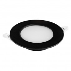 Світлодіодний світильник вбудований Horoz Electric LED AURA-5 5W 4200K чорний