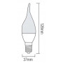 Світлодіодна лампа Horoz Electric CRAFT-10 10W E14 3000К