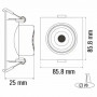Светодиодный светильник Horoz Electric MAYA-5 5W 6400К