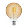 Світлодіодна лампа Horoz Electric Filament RUSTIC GLOBE-6 6W E27 2200К