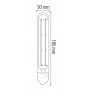 Светодиодная лампа Horoz Electric Filament RUSTIC TUBE-6 6W E27 2200К