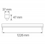 Корпус для LED ламп Horoz Electric TUBOFIX-120