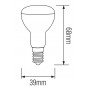 Світлодіодна лампа Horoz Electric Refled-4 4W E14 4200К R39
