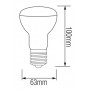 Світлодіодна лампа Horoz Electric REFLED-10 10W E27 4200К R63
