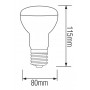 Світлодіодна лампа Horoz Electric REFLED-12 12W E27 4200К R80