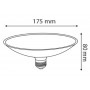 Світлодіодна лампа Horoz Electric UFO-15 15W E27 4200K