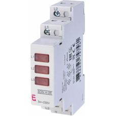 Трифазний індикатор наявності напруги ETI SON H-3R (3x червоний LED)