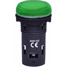 Лампа сигнальна ETI LED матова ECLI-240A-G 240V AC (зелена)