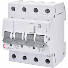 Дифавтомат ETI KZS-4M 3p+N C 25/0,03 тип AC (6kA)