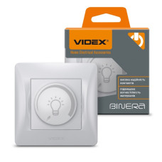 Димер LED VIDEX BINERA 200Вт срібний шовк