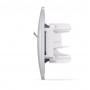 Розетка CAT6 VIDEX одинарная компьютерная BINERA серебряный шелк IP20