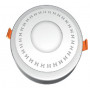 Світлодіодний світильник DownLight Ecostrum с подсветкой 6+3W встраиваемый круг, греція синій