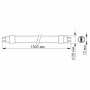 LED лампа VIDEX T8 24W 1.5M 4100K матова