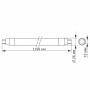 LED FITO лампа VIDEX T8F 18W 1.2M