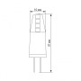 LED лампа VIDEX G4e 12V 2W G4 4100K