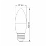 LED лампа VIDEX C37e 7W E27 4100K