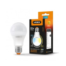 LED лампа з регулюванням колірності VIDEX A60eC3 12W 220V E27