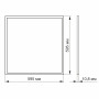 LED панель VIDEX 40W 6200K матова