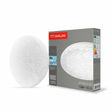 LED світильник настінно-стельовий Titanum 24W 5000K Кільця