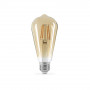 LED лампа Titanum Filament ST64 6W E27 2200K бронза