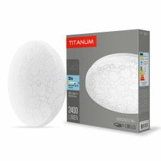 LED світильник настінно-стельовий Titanum 32W 5000K Кільця