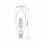 LED лампа Titanum Filament C37 4W E14 4100K