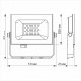 LED прожектор Titanum TLF206 20W 6000K
