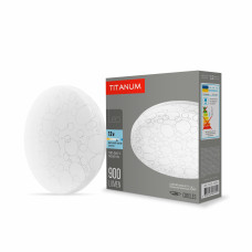 LED світильник настінно-стельовий Titanum 12W 5000K Кільця