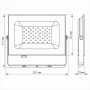LED прожектор Titanum TLF506 50W 6000K