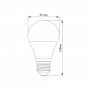 LED лампа Titanum A60 10W E27 4100K