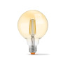 LED лампа VIDEX Filament G95FGD 4W E27 2100K дімерна графіт
