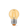 LED лампа VIDEX Filament G45FA 4W E27 2200K бронза