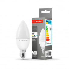 LED лампа Titanum C37 6W E14 4100K