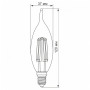 LED лампа VIDEX Filament C37FtA 6W E14 2200K бронза