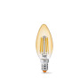 LED лампа VIDEX Filament C37FA 6W E14 2200K бронза