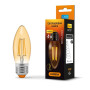 LED лампа VIDEX Filament C37FA 4W E14 2200K бронза