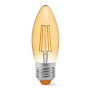 LED лампа VIDEX Filament C37FA 4W E14 2200K бронза