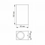 LED Світильник архітектурний VIDEX AR012G IP54 GU10x2