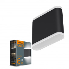 LED Світильник архітектурний VIDEX AR06 IP54 6W 2700K чорний