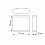 LED Светильник архитектурный VIDEX AR06 IP54 6W 2700K черный