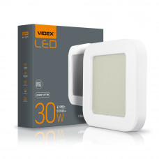 LED світильник ART VIDEX 30W 5000K IP65 квадратний