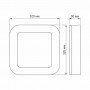 LED світильник ART VIDEX 30W 5000K IP65 квадратний