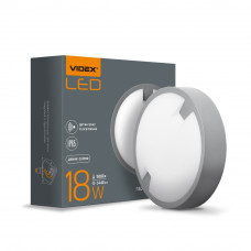 LED світильник VIDEX 18W 5000K сенсорний IP65 круглий