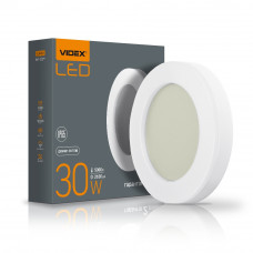 LED світильник ART VIDEX 30W 5000K IP65 круглий